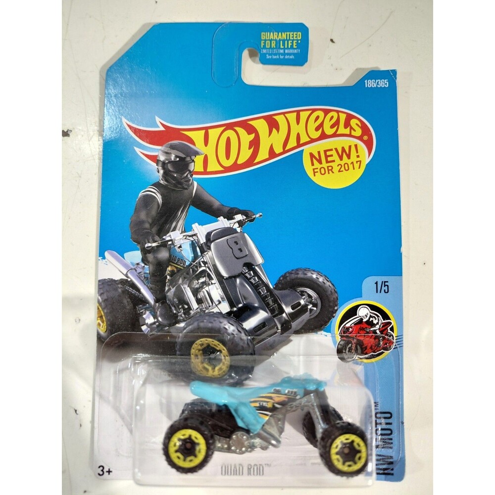 NIP Hot Wheels HW Moto 1:64 Die Cast Quad Rod ATV 4 Wheeler